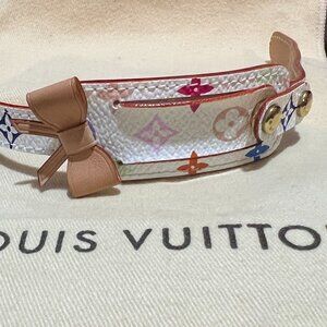 Louis Vuitton x Takashi Murakami LV Monogram ID Bracelet White Multicolore Bow